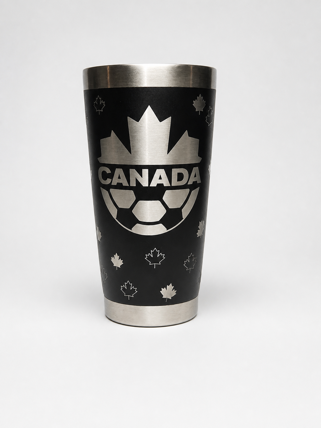 Canada Soccer · black with leaves